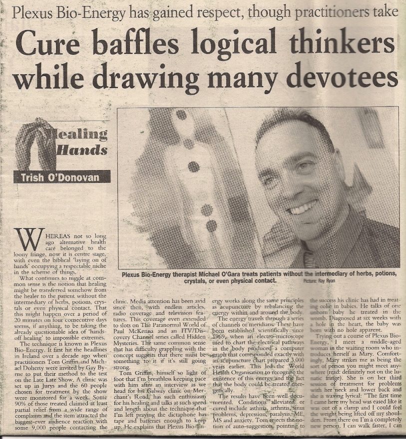 Plexus Bio-Energy article